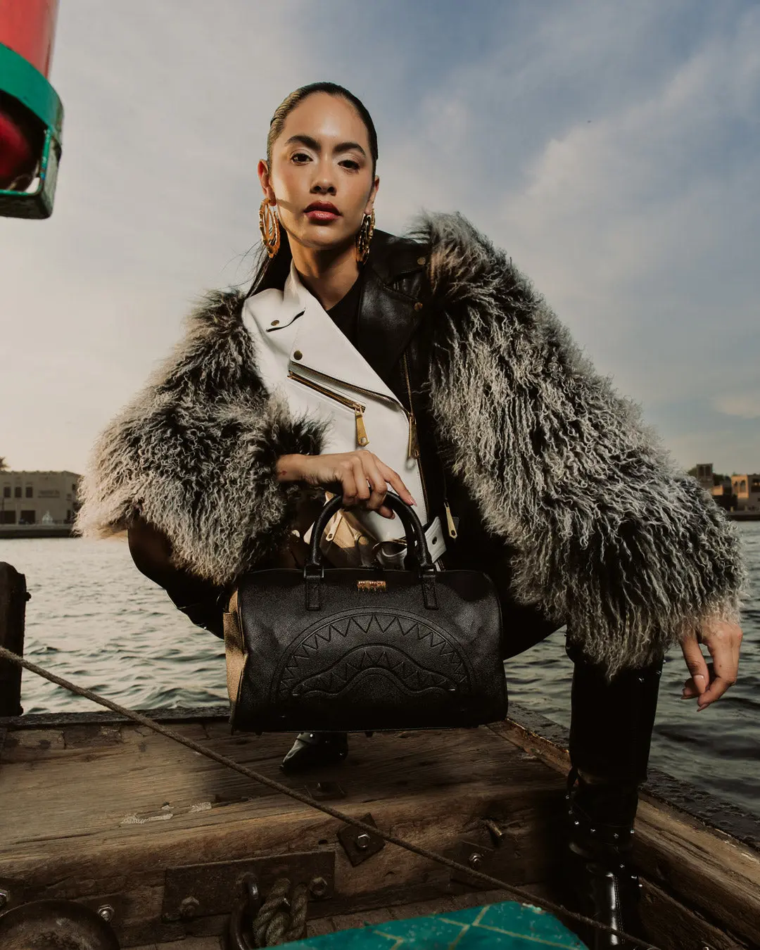 GOLD BRICK DRIP MINI DUFFLE - Image 4