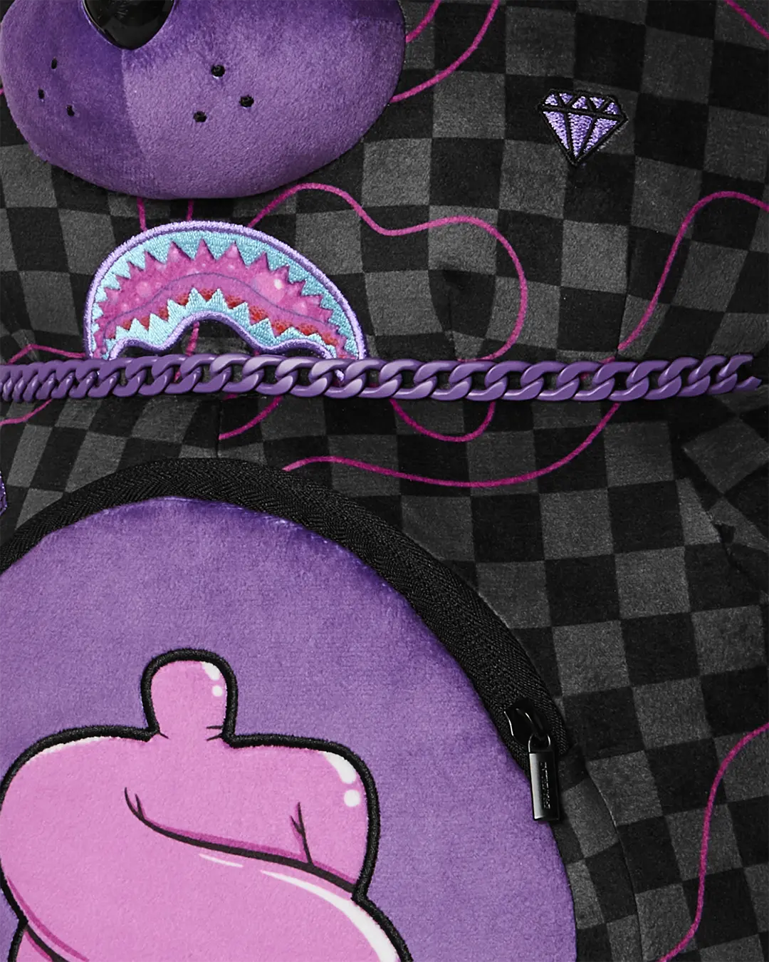 PURPLE SLIME SHARK MONEYBEAR BACKPACK - Image 12