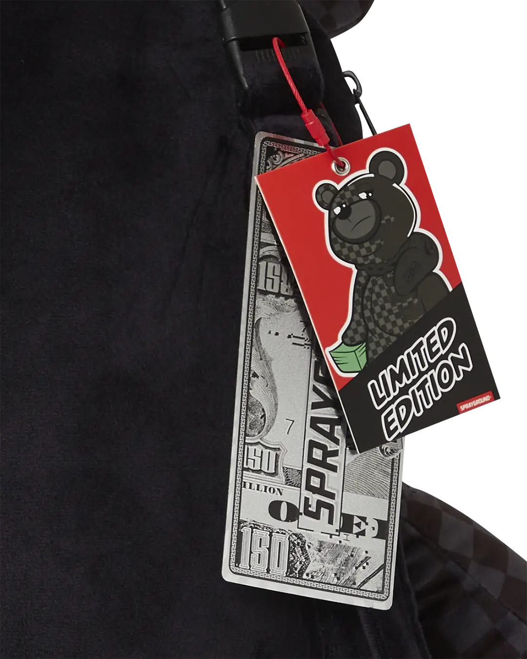 SPEED SHARK SIDE SWIPE MONEYBEAR TEDDY BEAR BACKPACK - Image 15