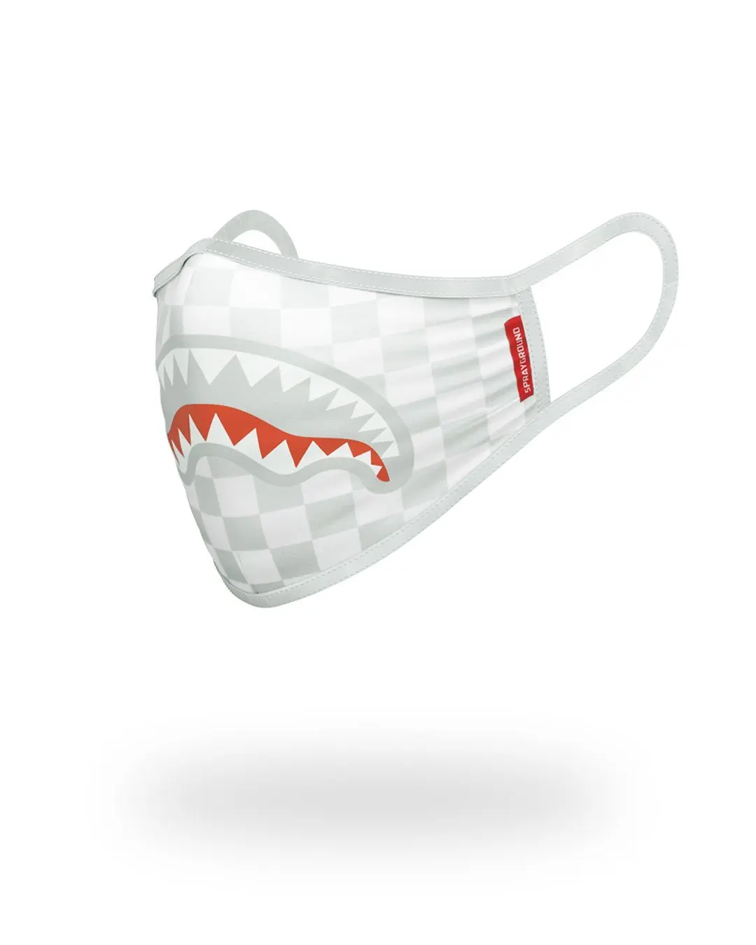 SHARKS IN PARIS (WHITE) FORM-FITTING MASK - Image 2
