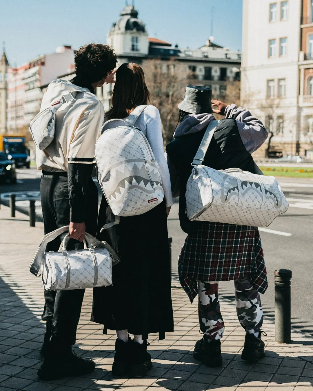 MONEY PATTERN POWDER BACKPACK (DLXV) - Image 12