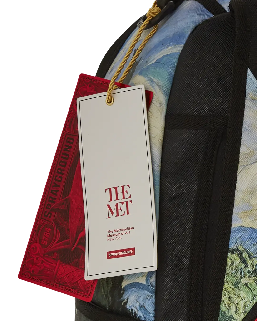 THE MET VAN GOGH WHEAT FIELD WITH CYPRESSES BACKPACK - Image 16