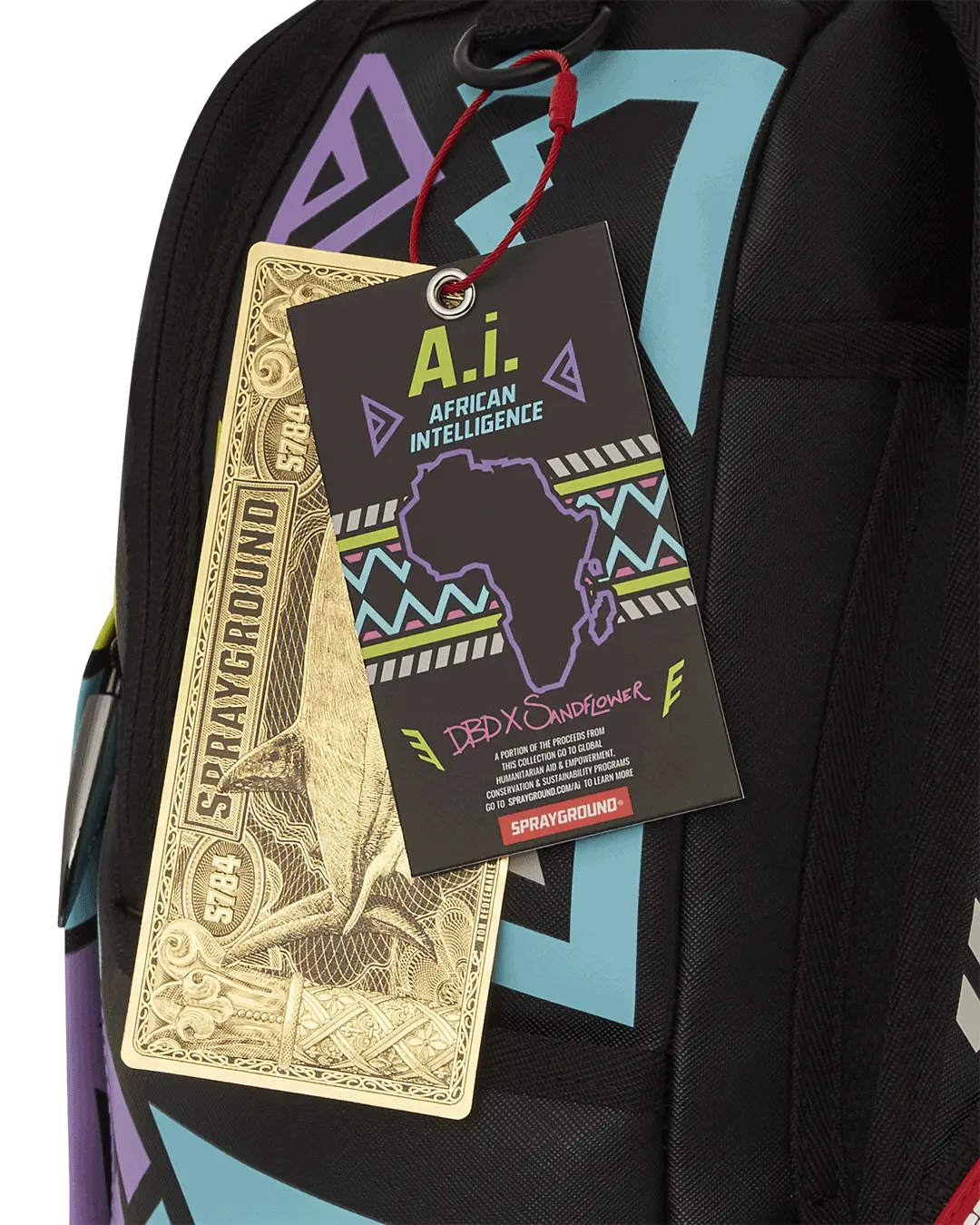 A.I. PATH TO THE FUTURE III BACKPACK - SANDFLOWER COLLAB (GLOW IN THE DARK) - Image 25