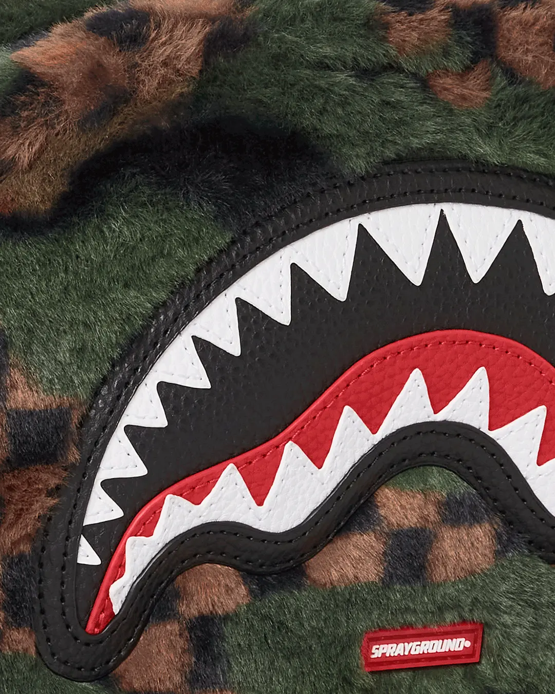 BIG SKY FUR SHARK MESSENGER BRICK BAG - Image 8