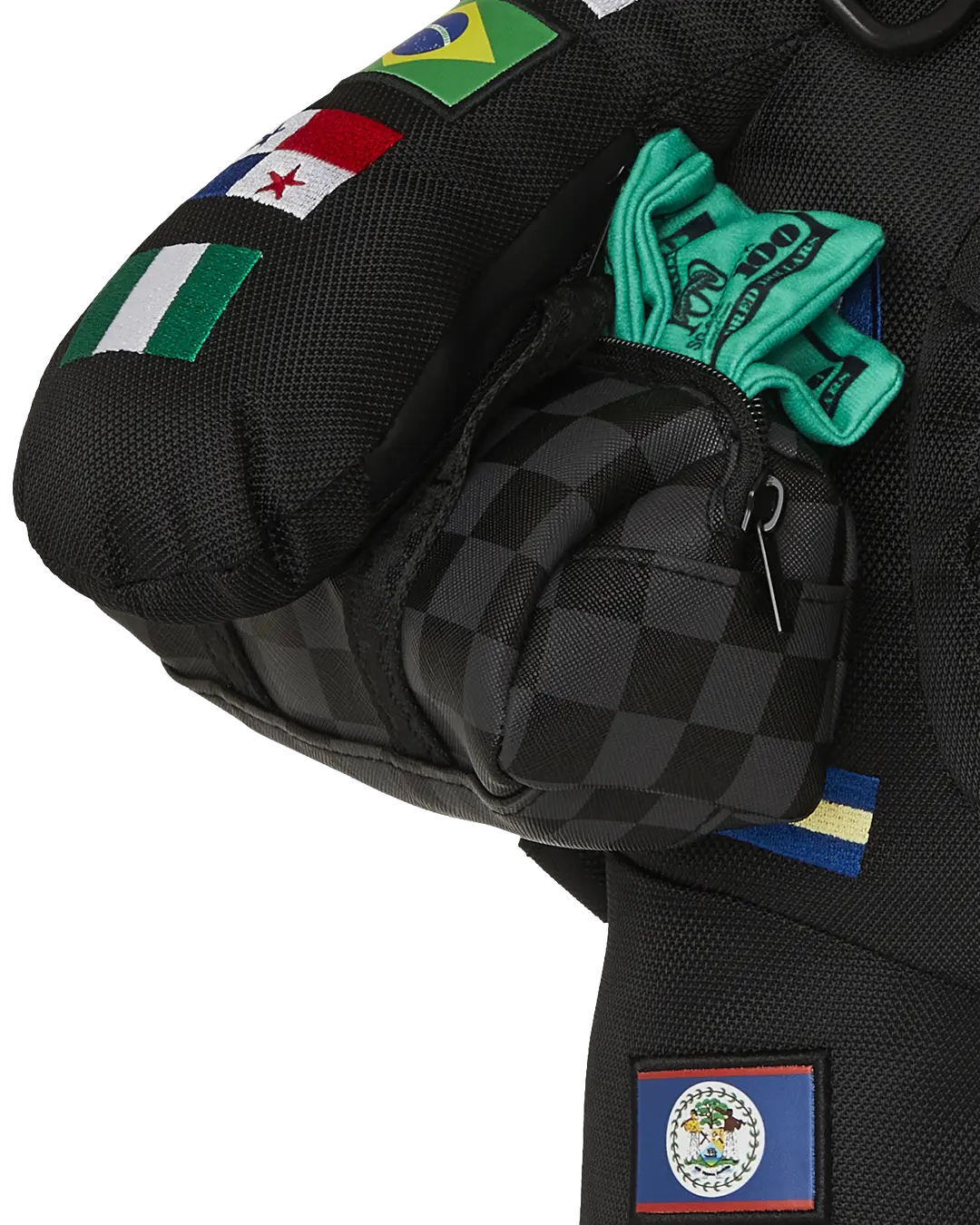 JAMES FIRST CLASS GLOBAL FLAGS MONEYBEAR BACKPACK - Image 11