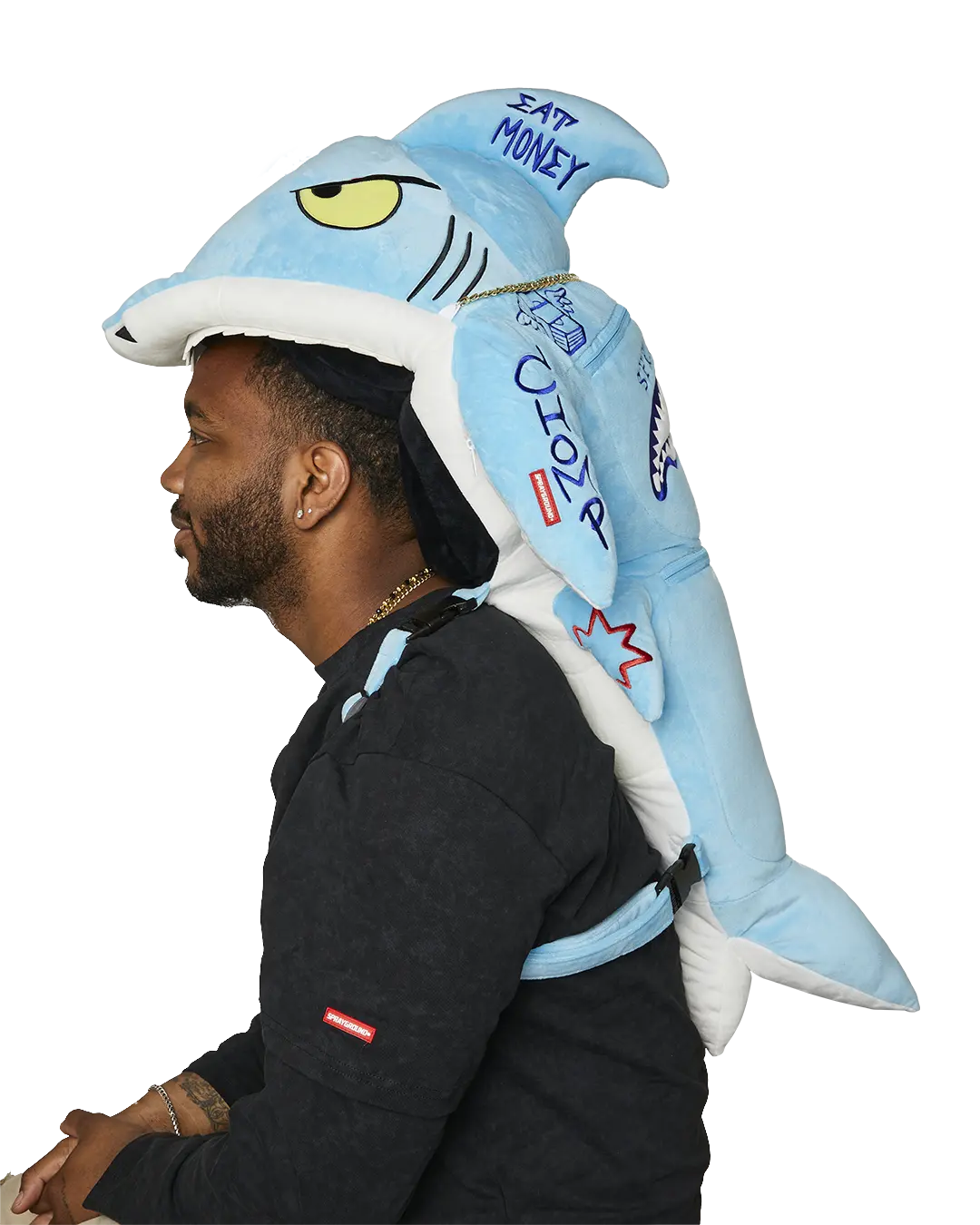 STUFFED SAVAGE HOODY BACKPACK SHARK - Image 14