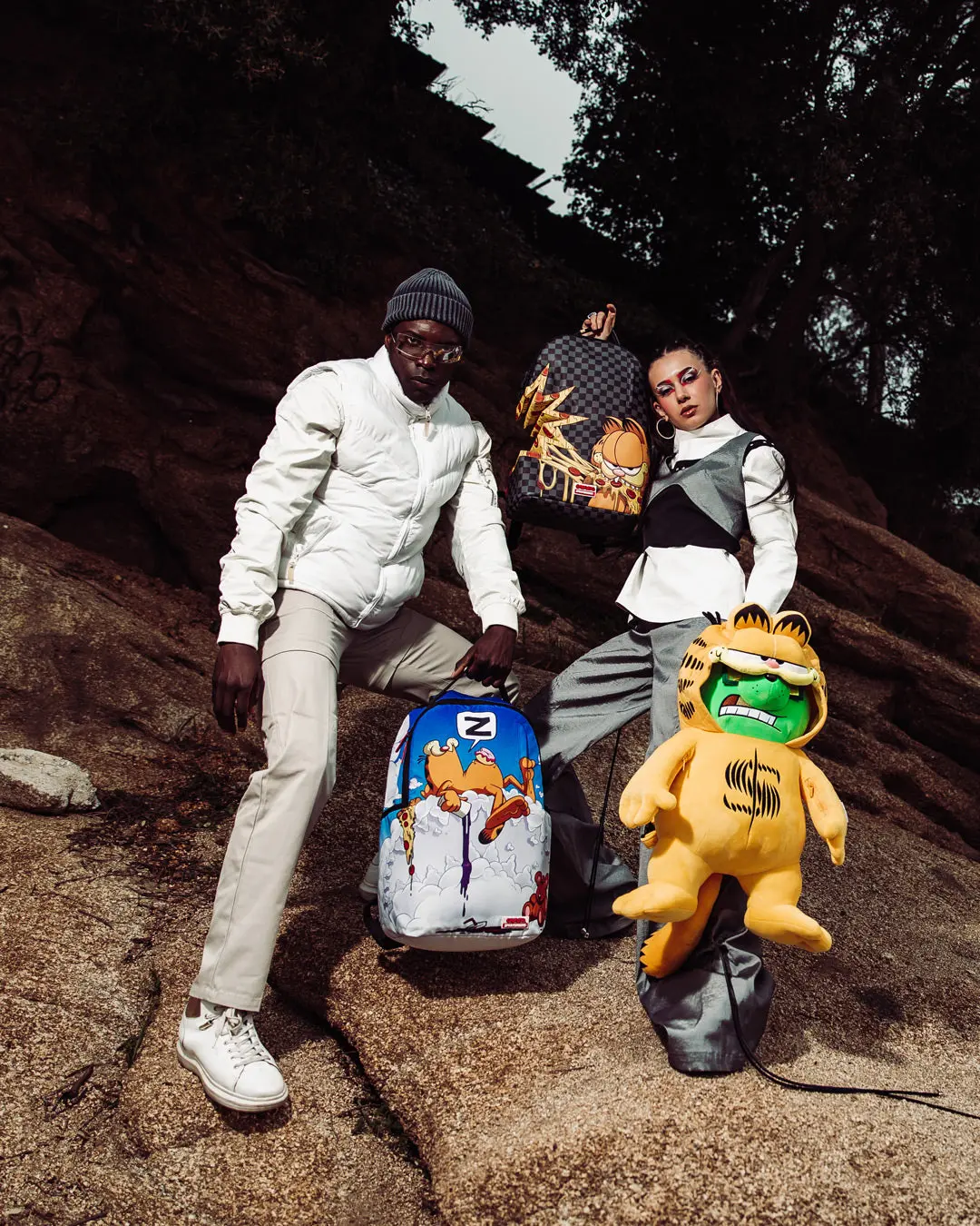GARFIELD MONEYBEAR SUIT TEDDYBEAR BACKPACK - Image 6