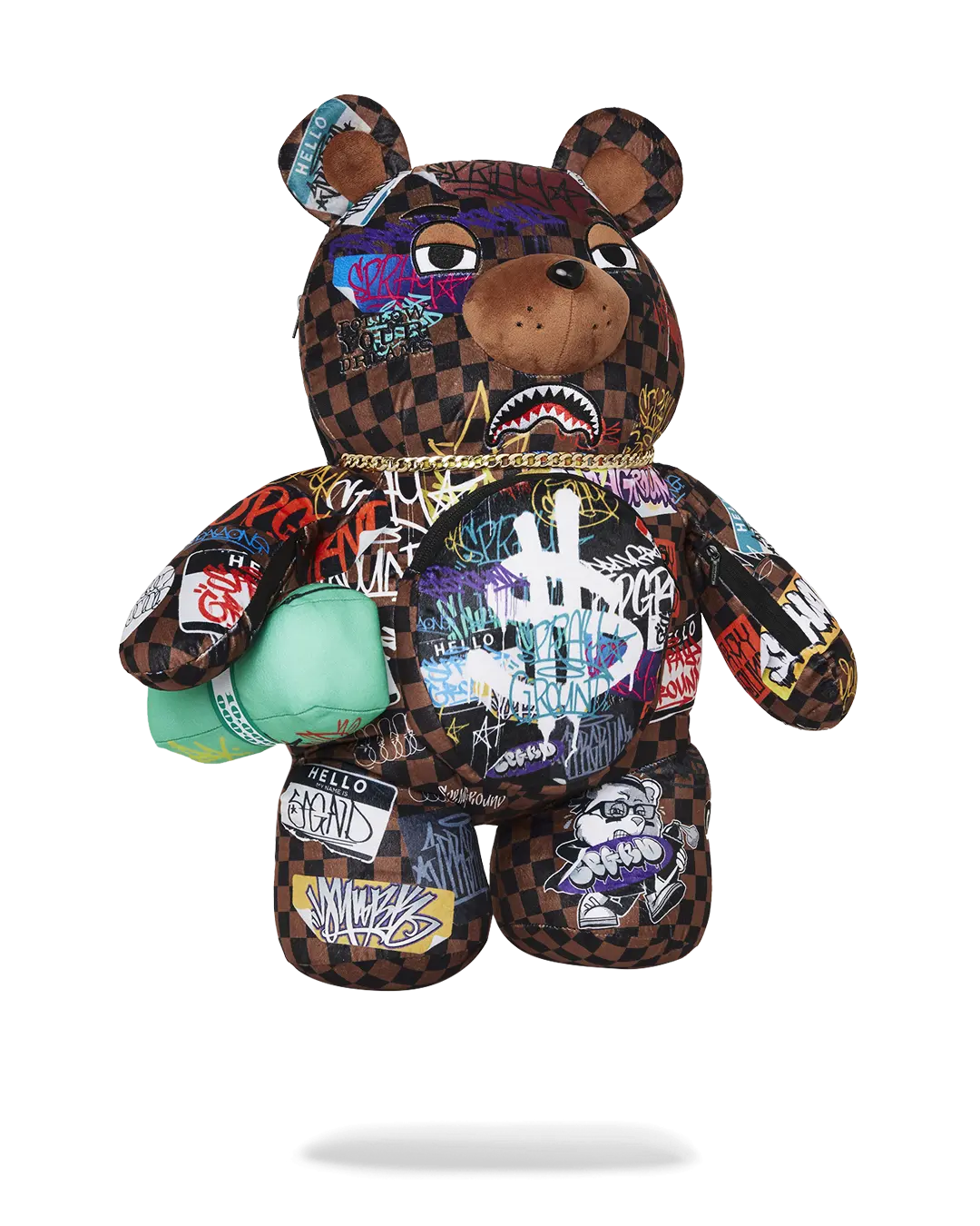 SHARKS IN PARIS THE RIZZ MONEYBEAR TEDDYBEAR BACKPACK - Image 3