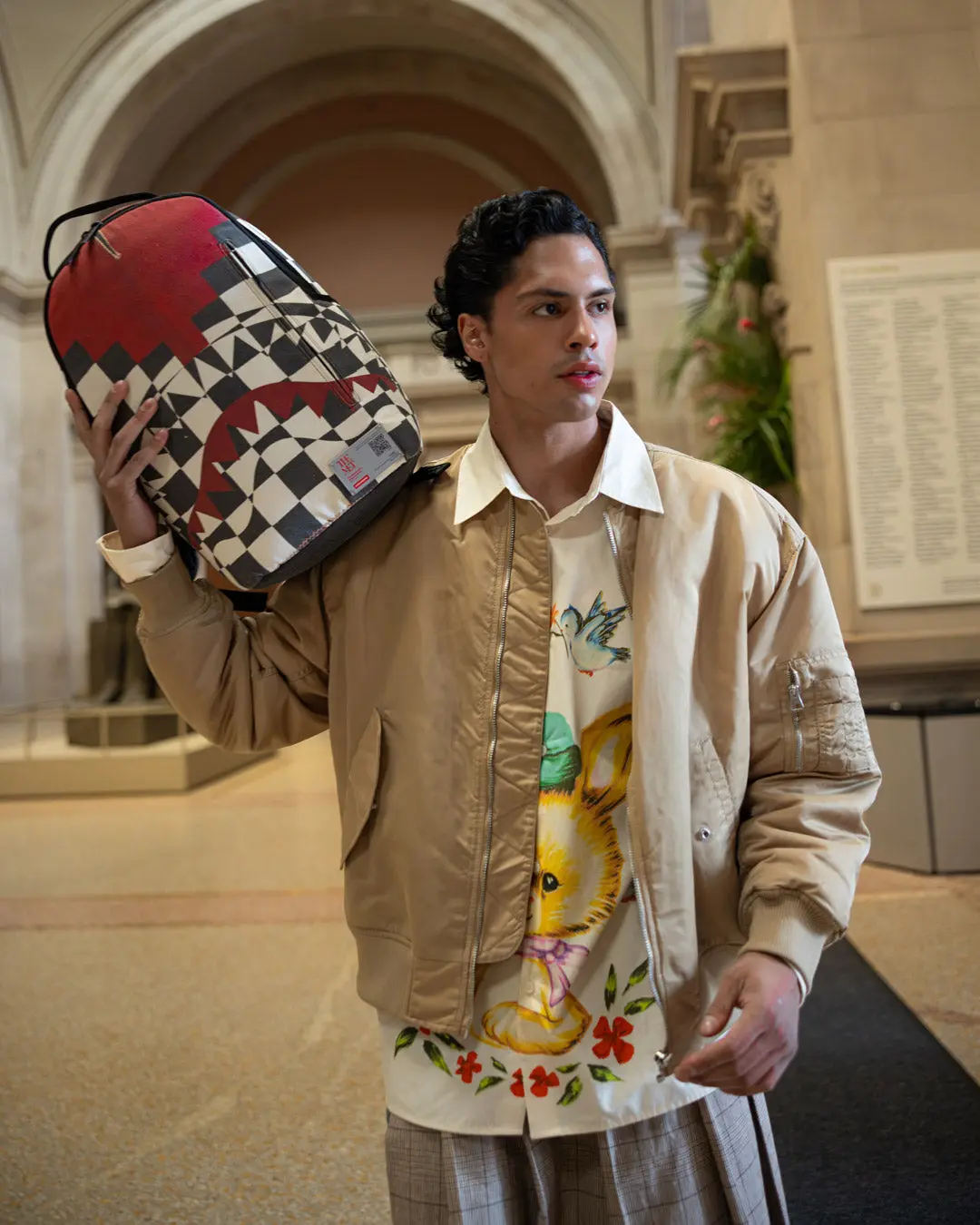 THE MET INCA CHECKERBOARD BACKPACK - Image 2