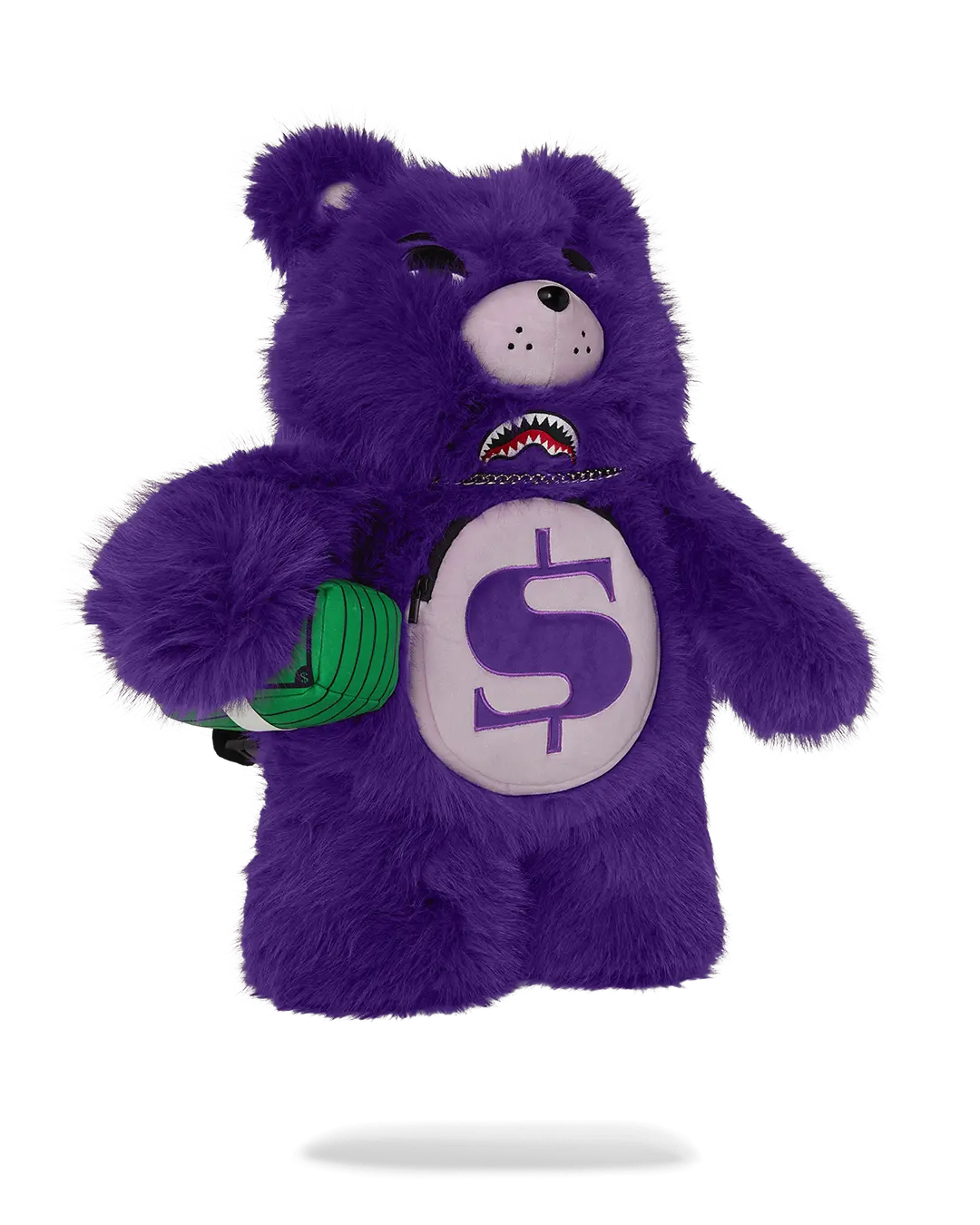 FURZILLA SHARK (PURP) MONEYBEAR BACKPACK - Image 3