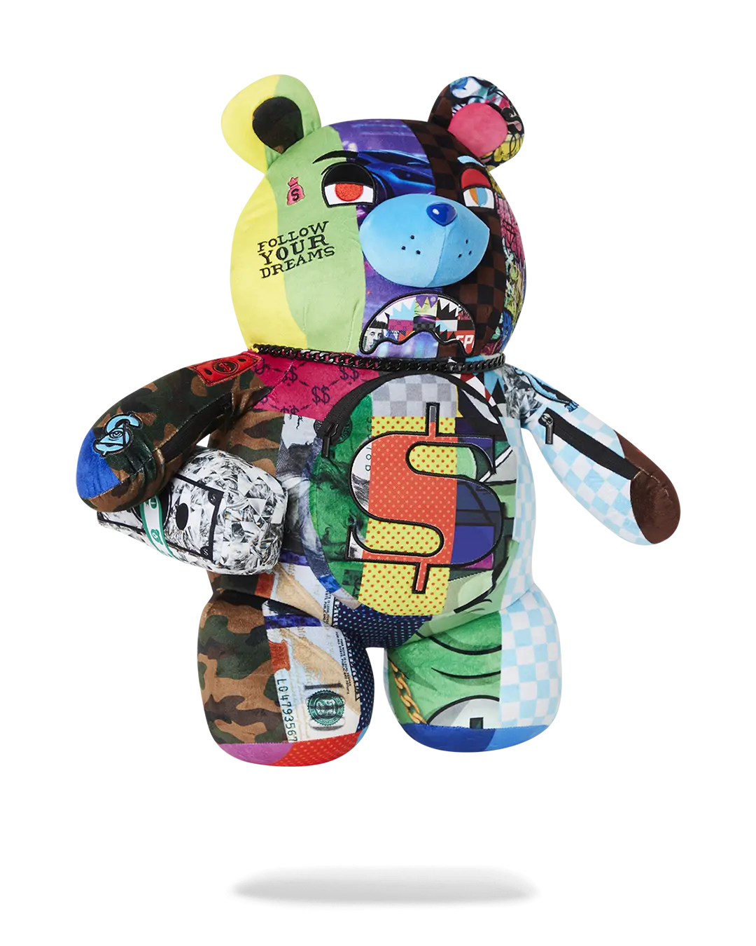 SHARK MASTERPIECES MONEYBEAR TEDDYBEAR BACKPACK - Image 3
