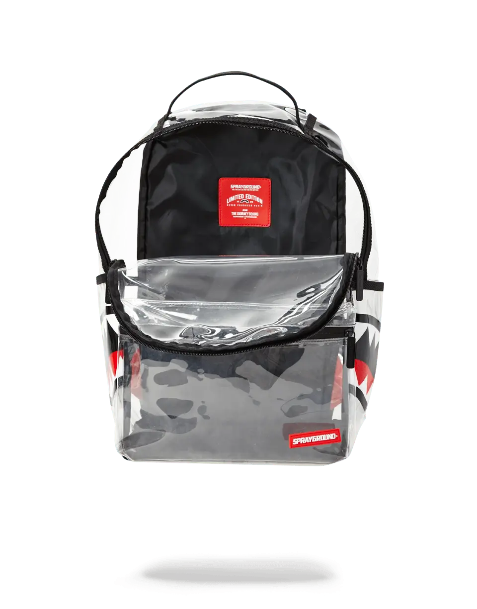 20/20 VISION DOUBLE CARGO SIDE SHARK CLEAR BACKPACK - Image 5