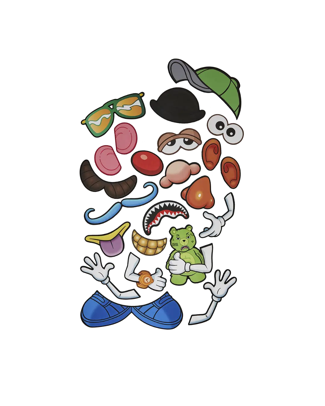 MR. POTATO HEAD VELCRO PATCH MIX-IT-UP DLXSV BACKPACK - Image 22