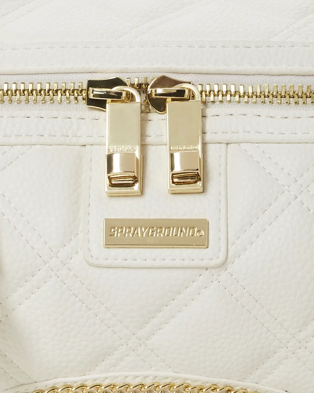 RIVIERA LE BLANC GOLD CHAIN SHARK MINI DUFFLE - Image 15