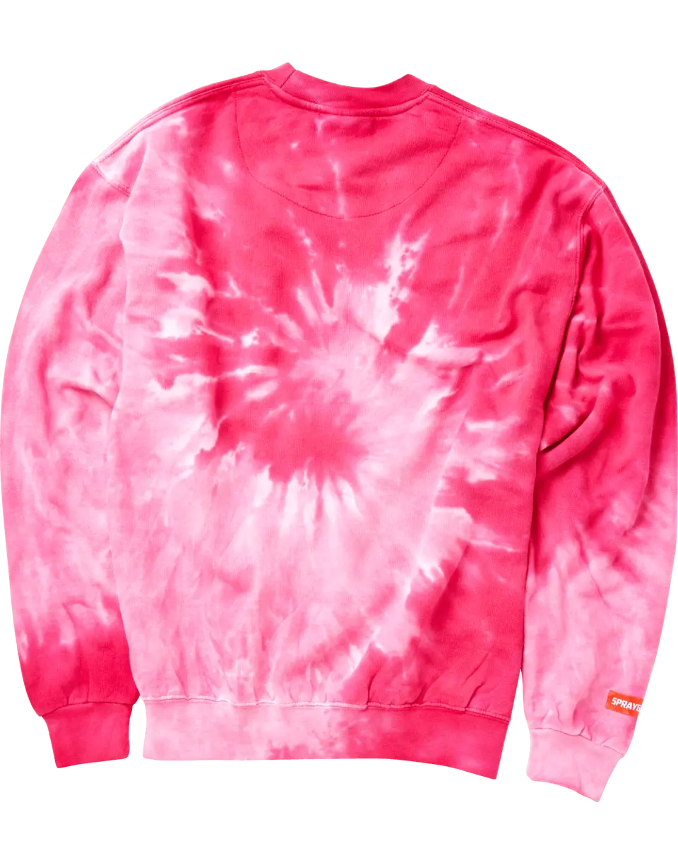 DISRUPTIVE BEHAVIOR DISORDER CREW PINK TIE DYE - Image 2