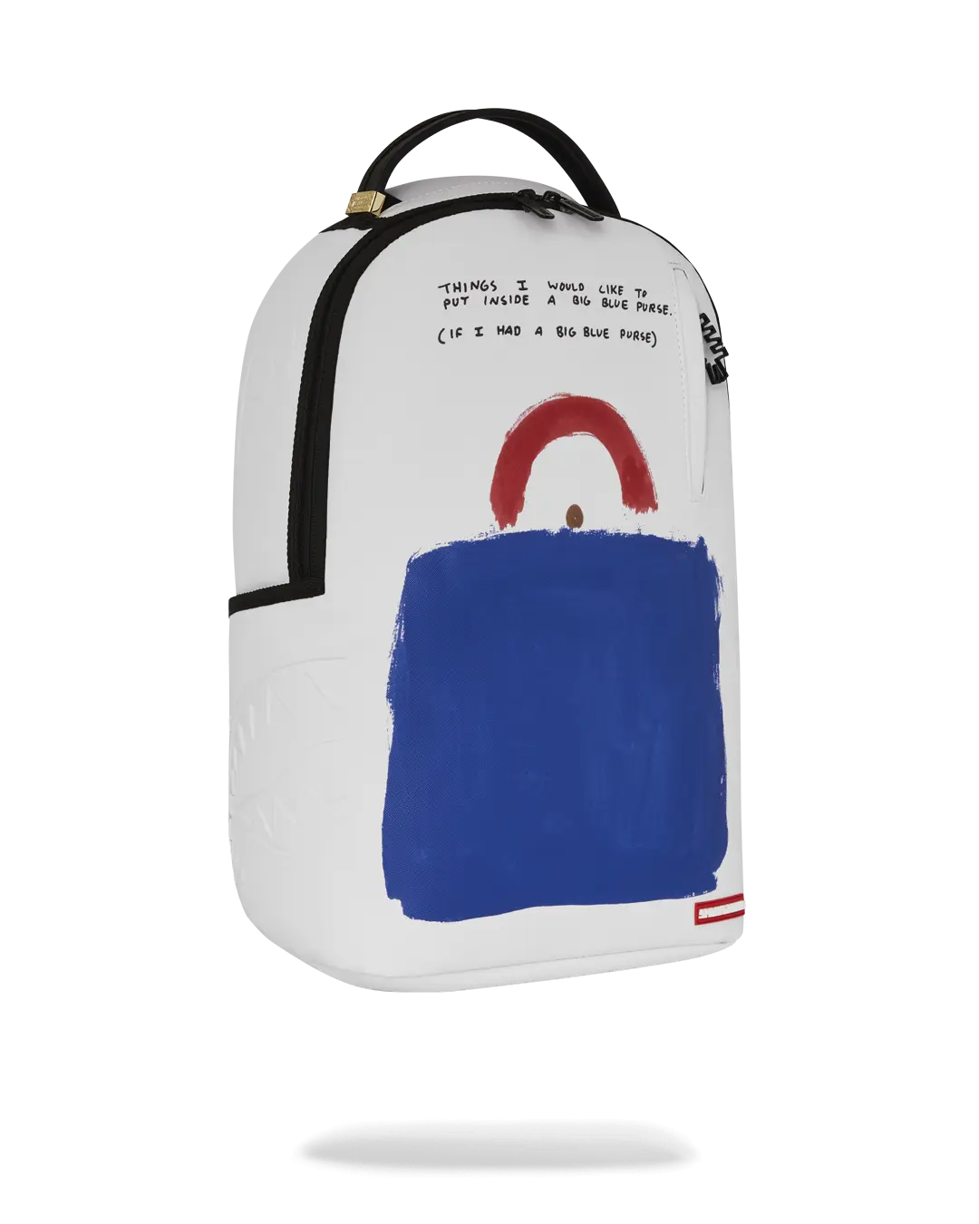 KEITH HARING BIG BLUE PURSE ART BACKPACK - Image 3