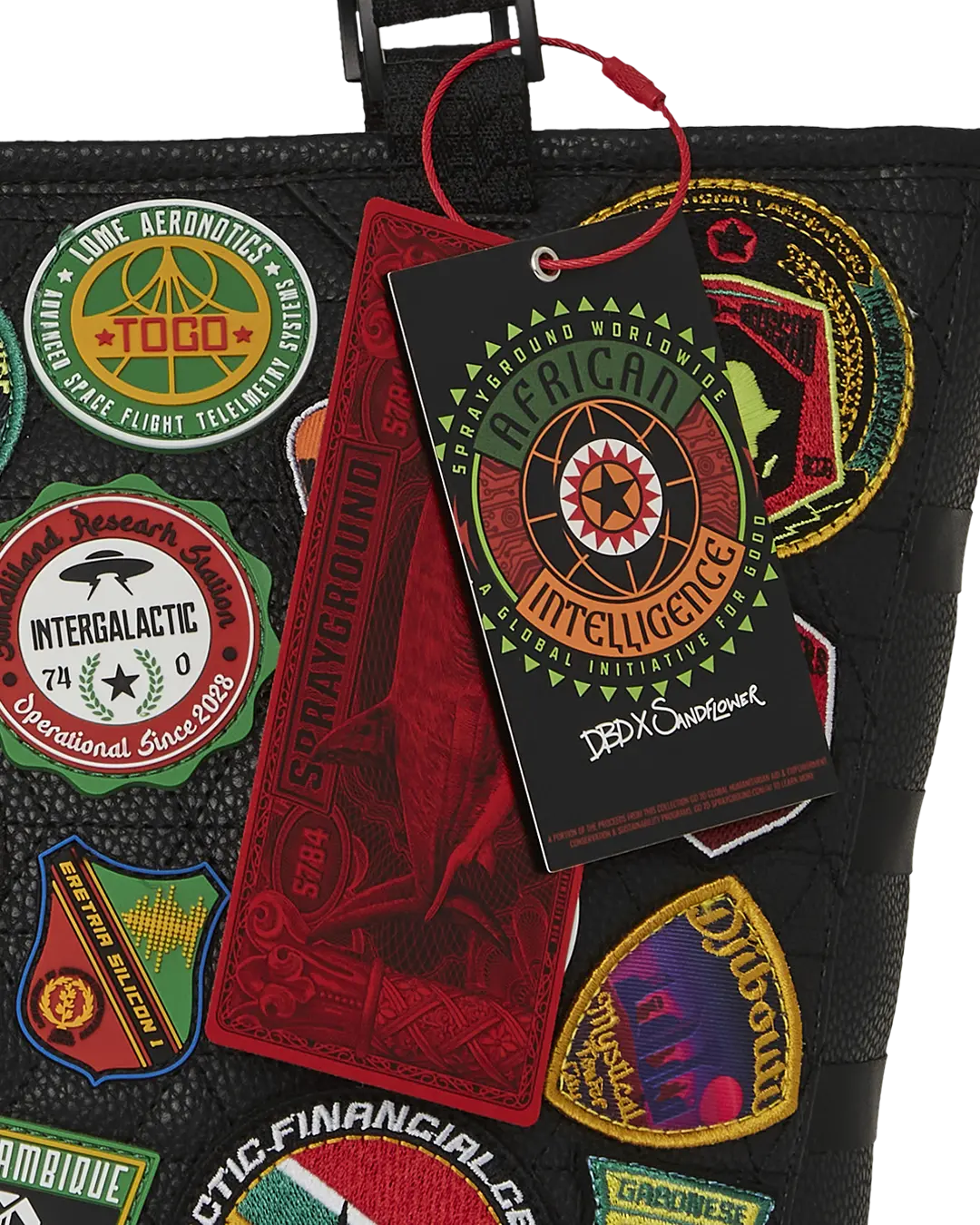 A.I. THE 54 (PATCHES OF AFRICA) CARGO TOTE - Image 11