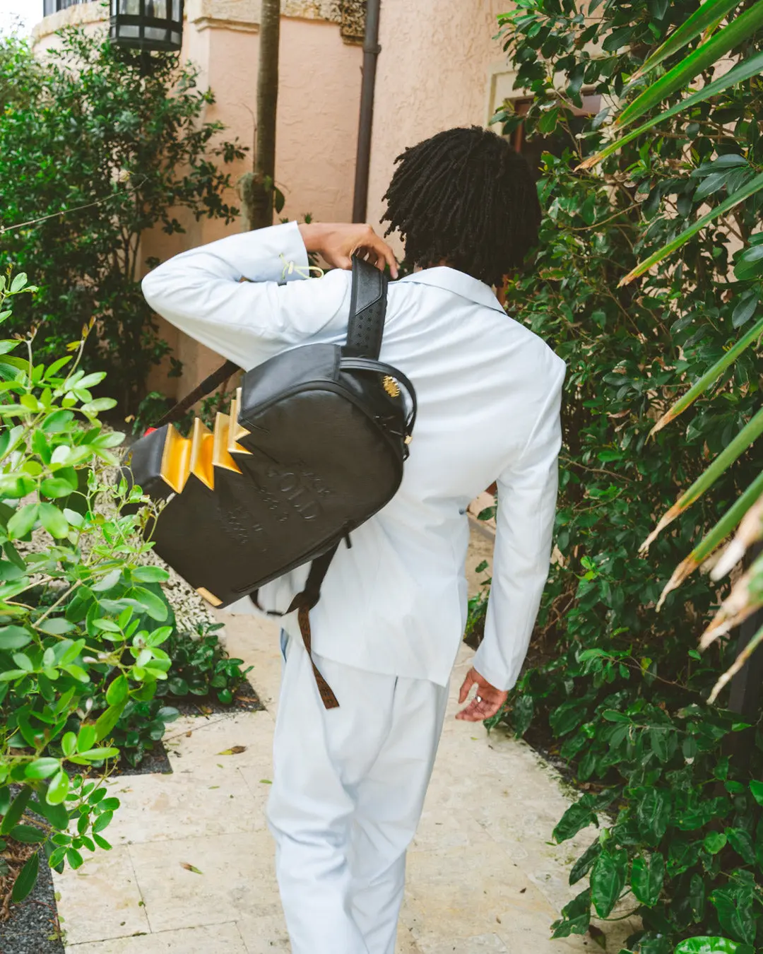 A.I.3 SHARK BITE BLACK GOLD BACKPACK (DLXV) - Image 4