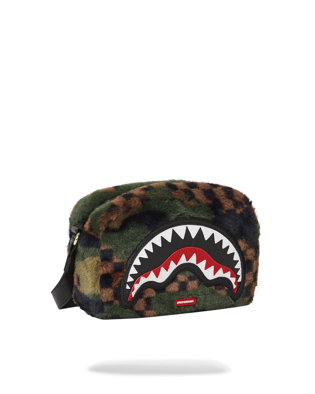 BIG SKY FUR SHARK MESSENGER BRICK BAG - Image 3