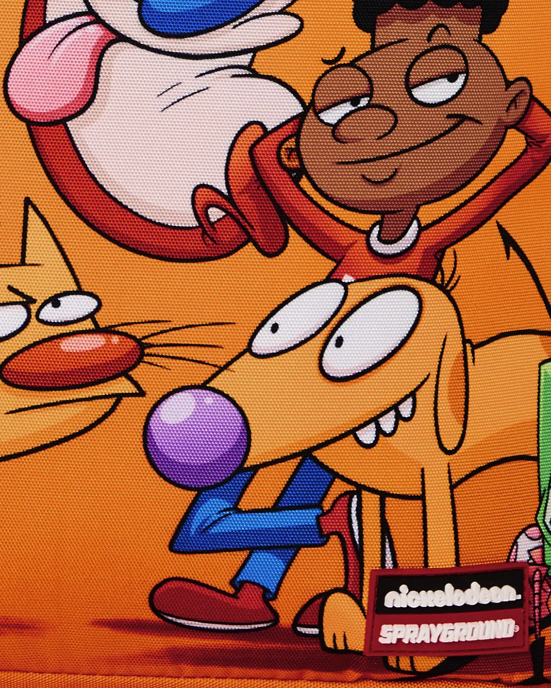 90s NICK CAT DOG SHARK MOUTH DLXSR BACKPACK - Image 9