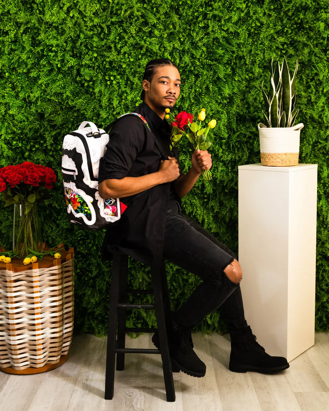 THE FLORAL CUT BACKPACK (DLXV) - Image 7