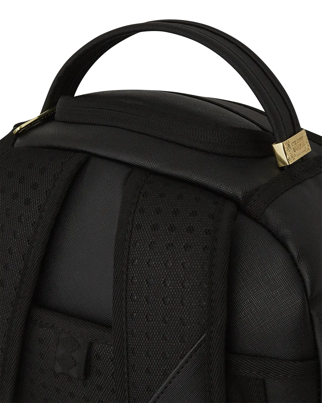 GOLD AND BLACK RACING STRIPES BACKPACK - Image 13