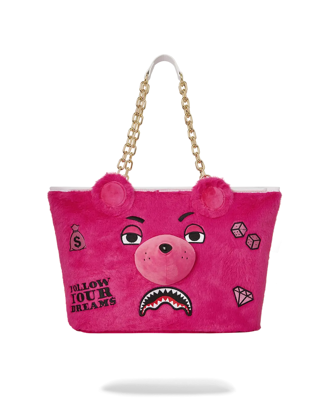 PLUSH MONEYBEAR TOTE (PINK)