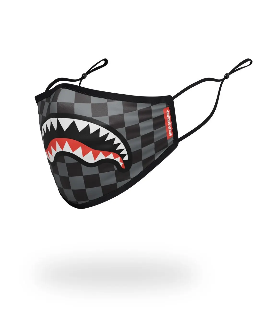 SHARKS IN PARIS (GREY) FORM-FITTING MASK - Image 2