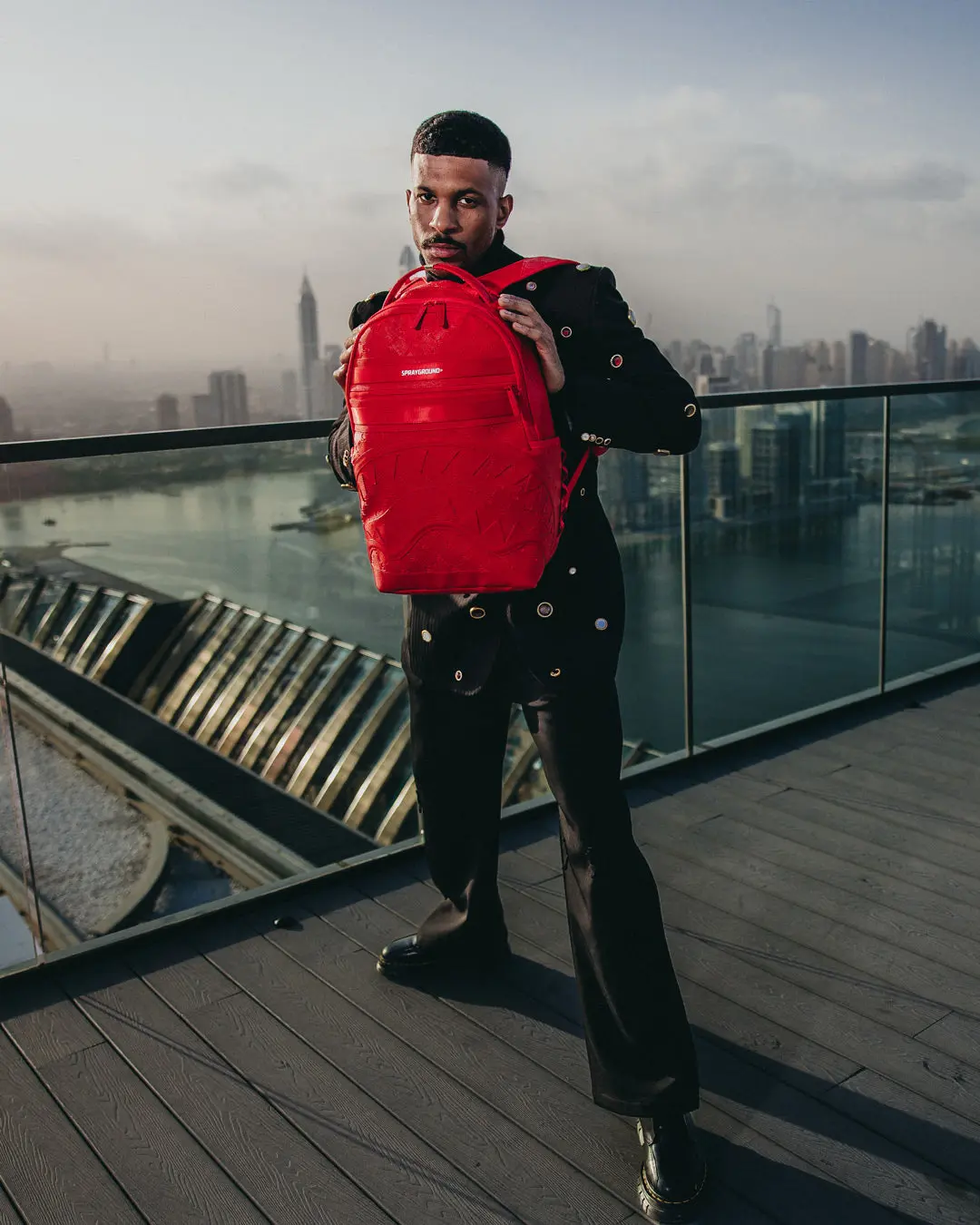 DENIRO CRIMSON BACKPACK (DLXV) - Image 2