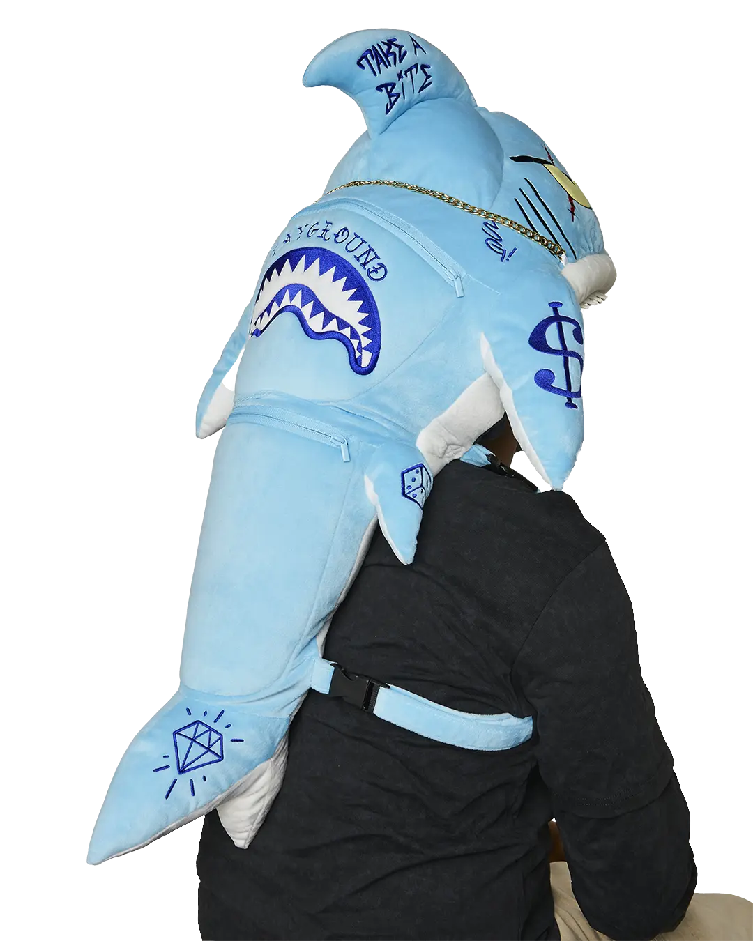 STUFFED SAVAGE HOODY BACKPACK SHARK - Image 12