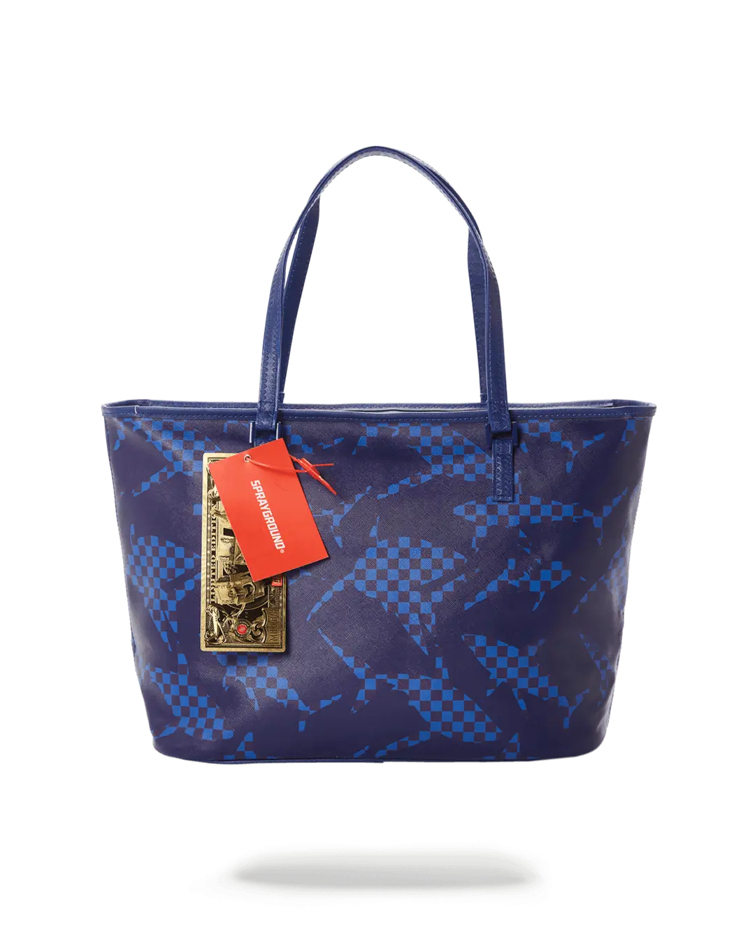 SHARK CHECK (BLUE) TOTE - Image 7
