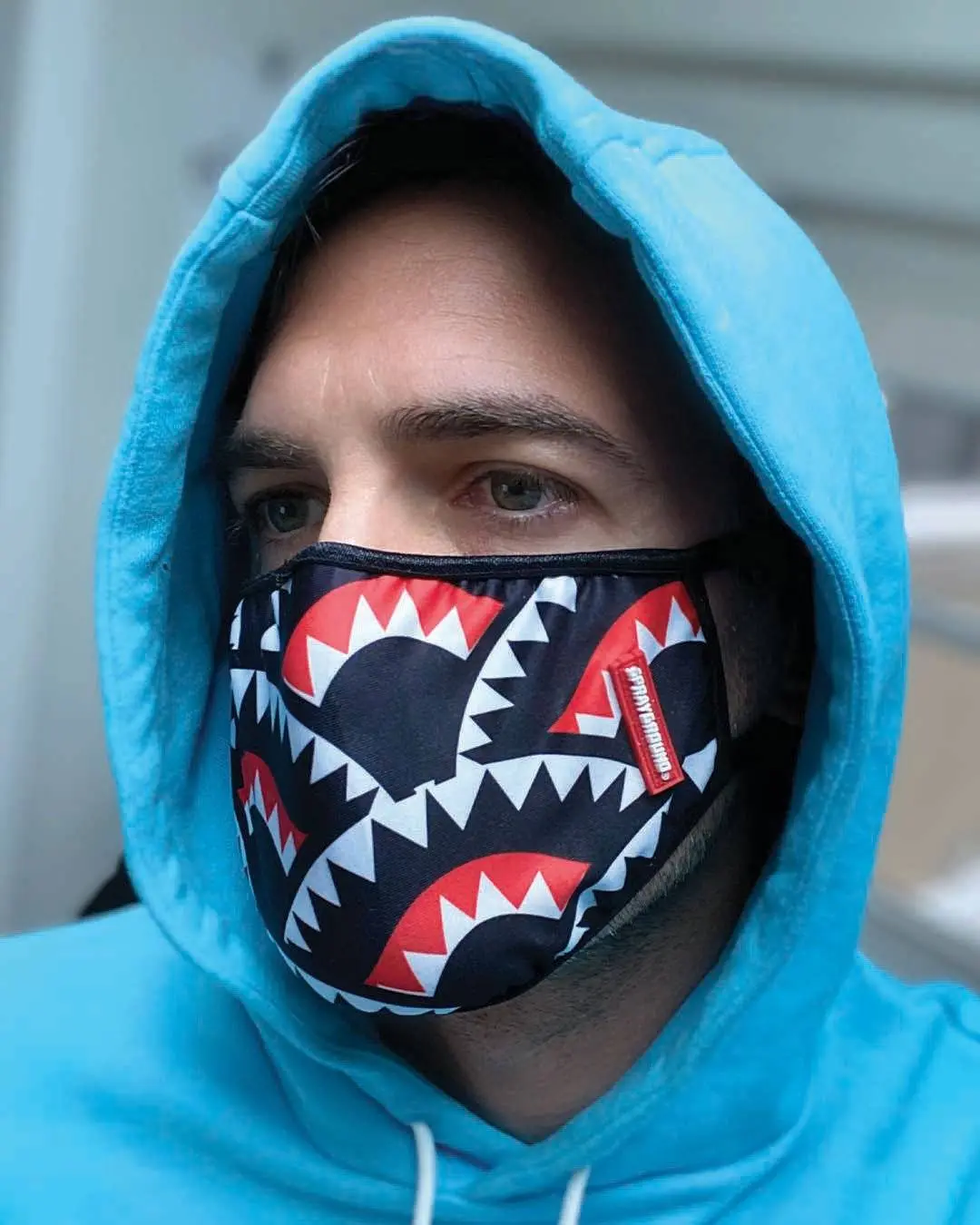 SHARKMOUTH PATTERN MASK (CLASSIC FIT) - Image 3