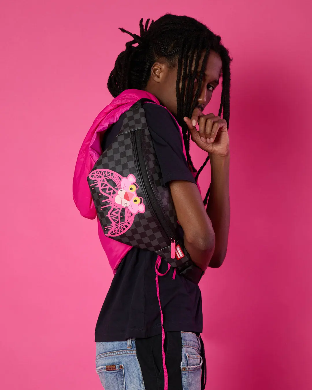 PINK PANTHER DIAMOND SHARK SAVVY CROSSBODY - Image 4