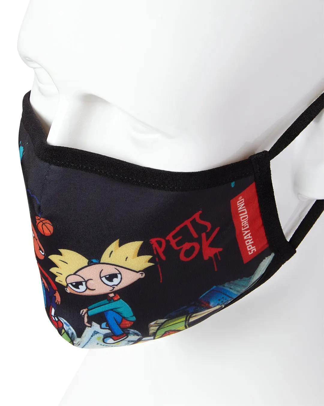 ADULT HEY ARNOLD MONEY STACKS FORM FITTING FACE-COVERING - Image 3
