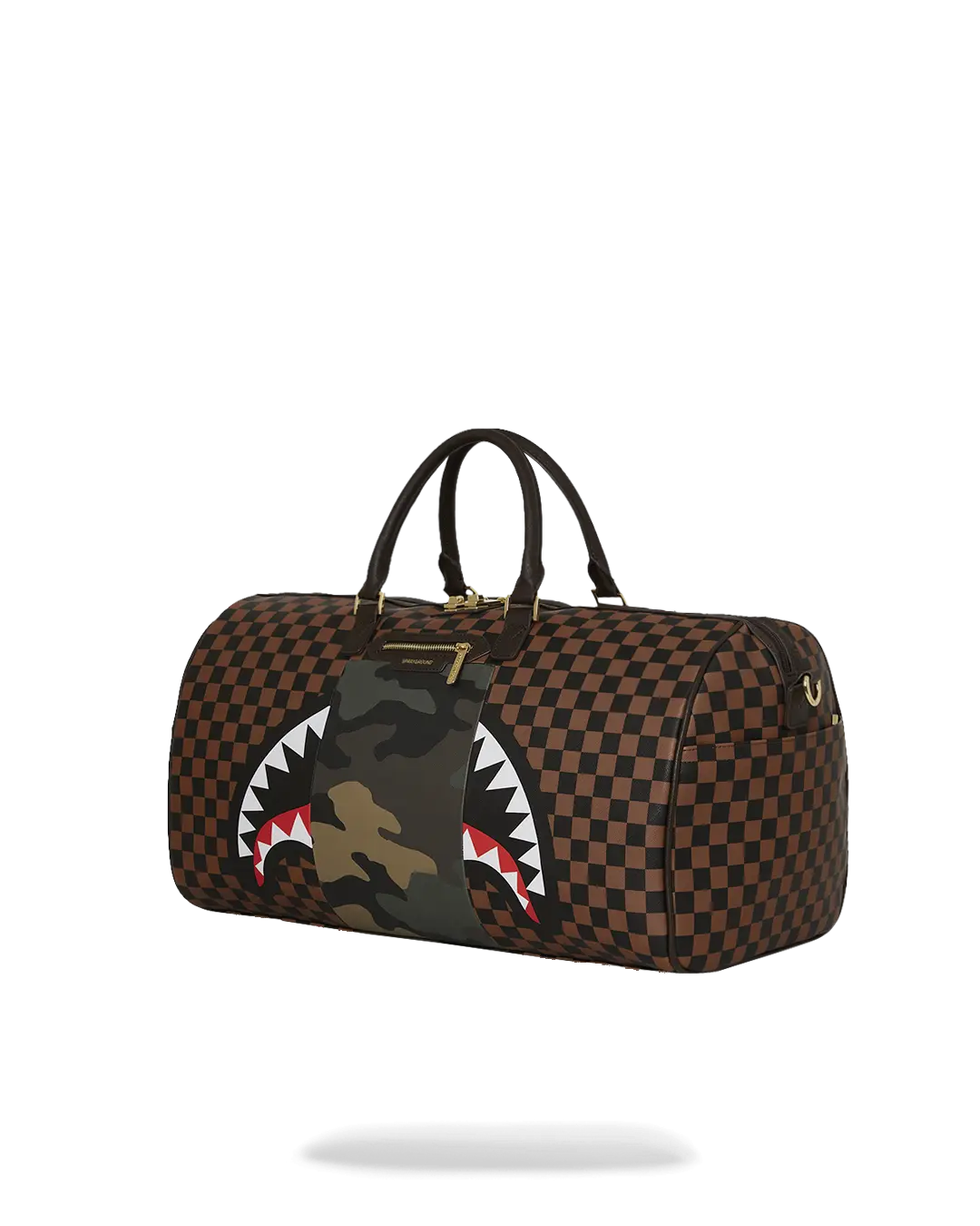 EXTERIOR GOLD ZIP POCKET SHARKS IN PARIS DUFFLE - Image 3