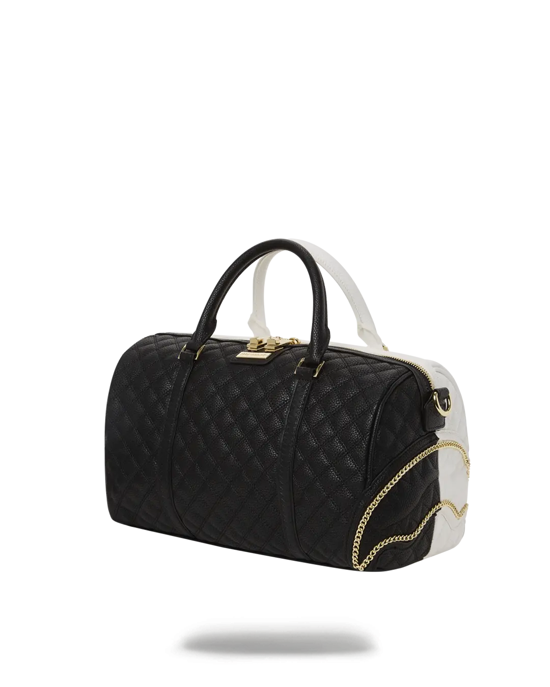 LEVELED UP SPLIT QUILT SHARK MINI DUFFLE - Image 5