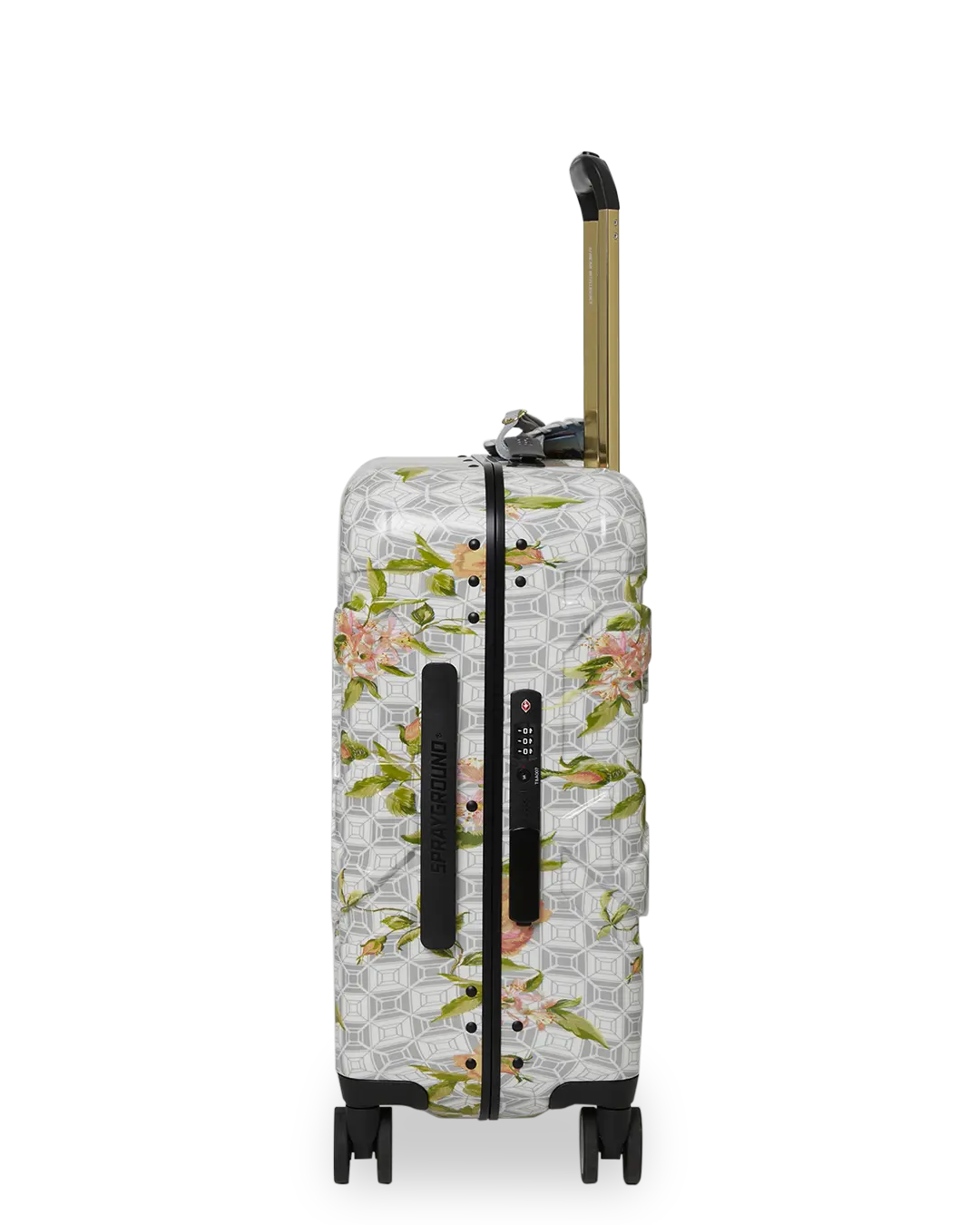 A.I. AFRICAN INTELLIGENCE ELEGANT ENERGY SHARKITECTURE CARRY-ON LUGGAGE - SANDFLOWER COLLAB - Image 5