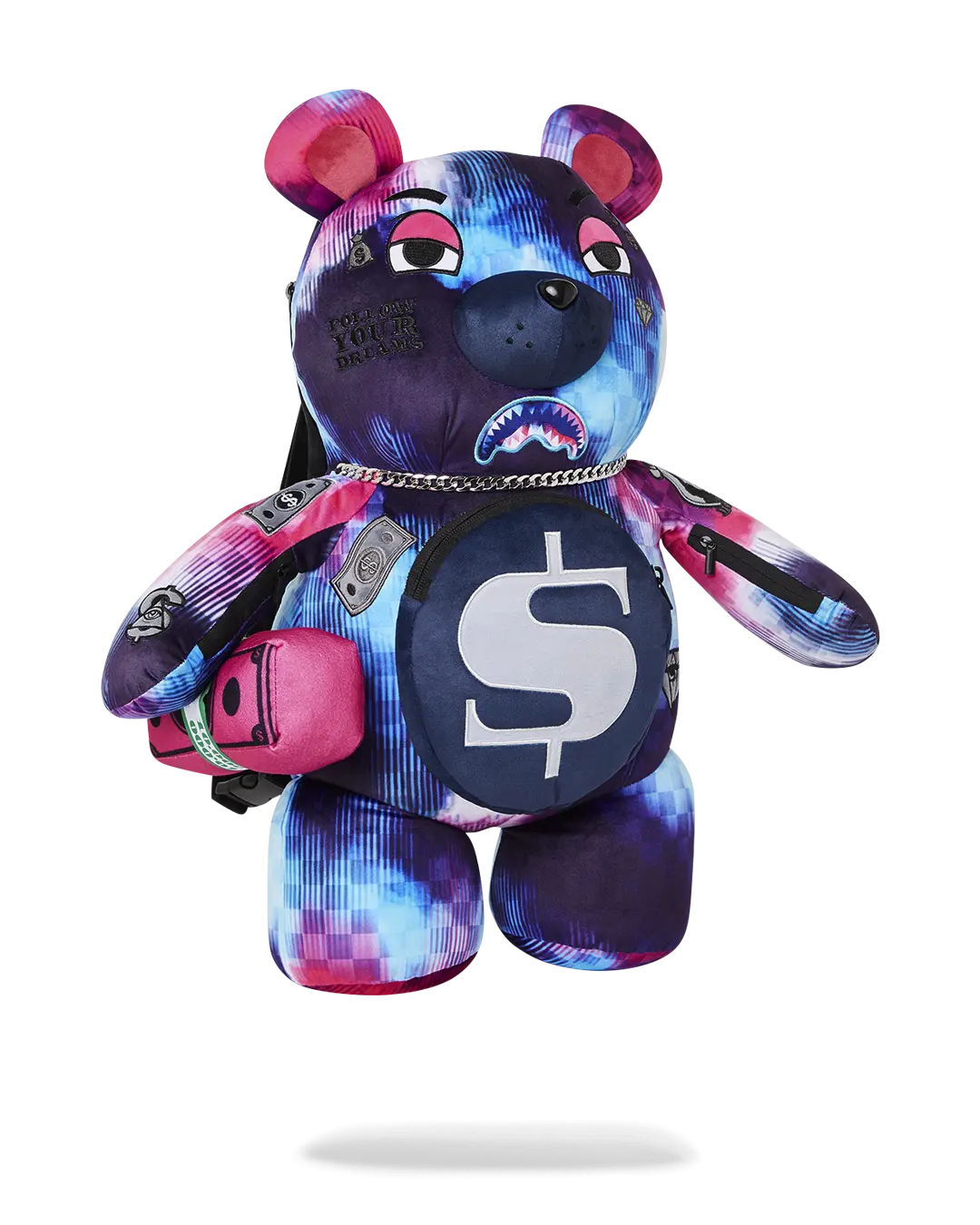 SHARKCLUB ELECTRONICA MONEYBEAR TEDDYBEAR BACKPACK - Image 3