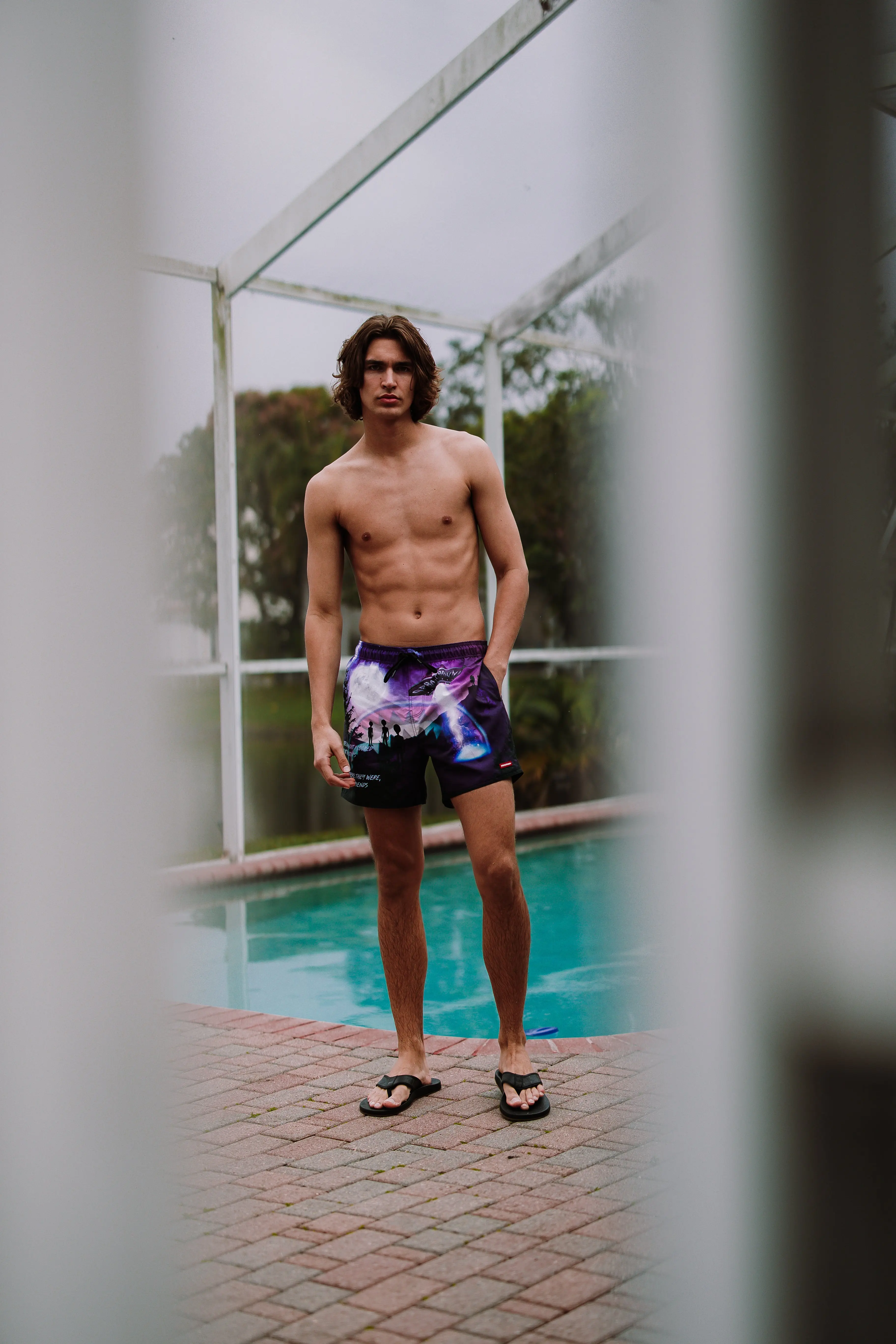 LATE ONE NIGHT SWIM SHORTS - Image 4