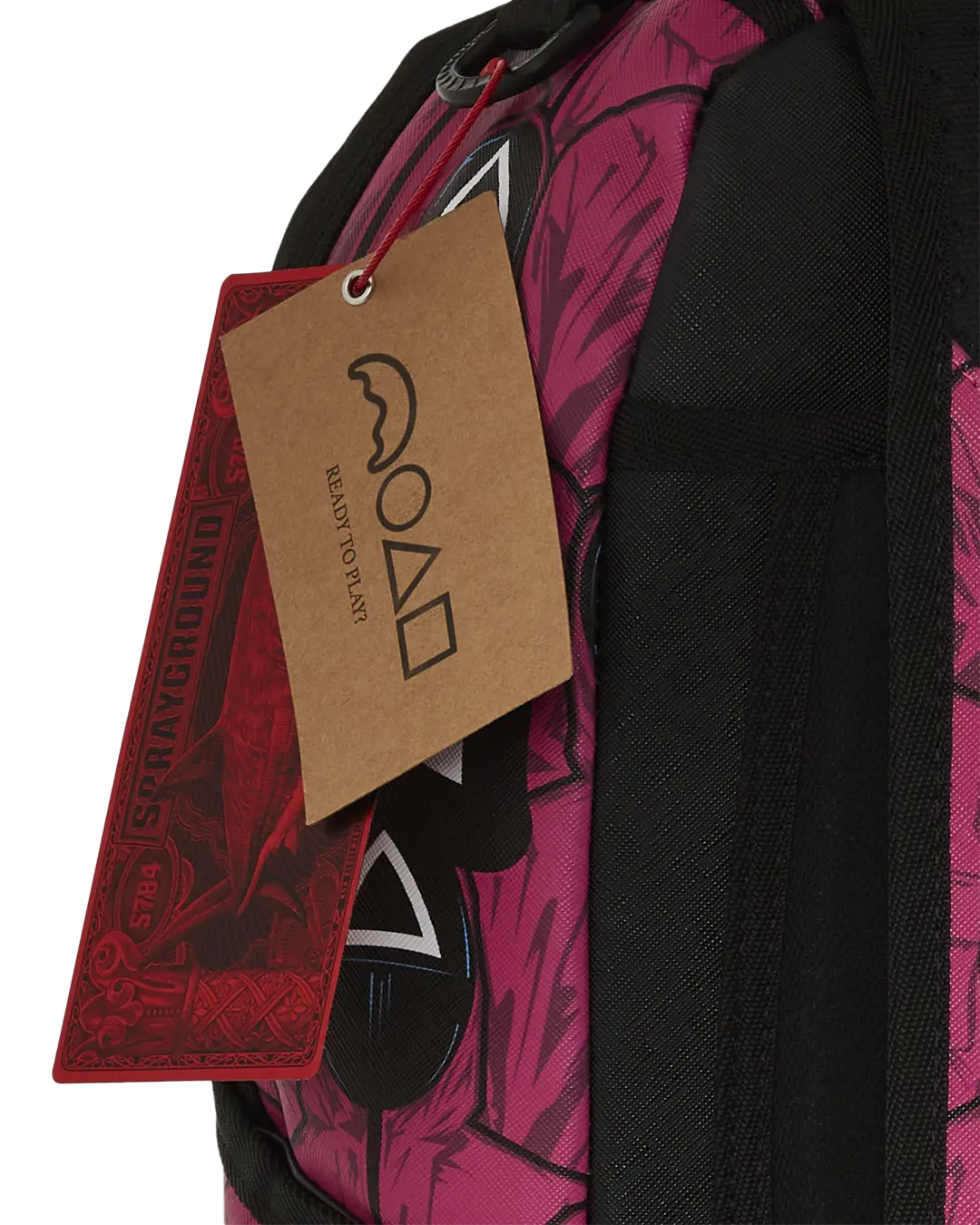 SQUID GAME COLLAB FRONT MAN & PINK GUARD SHARKS BACKPACK - Image 15