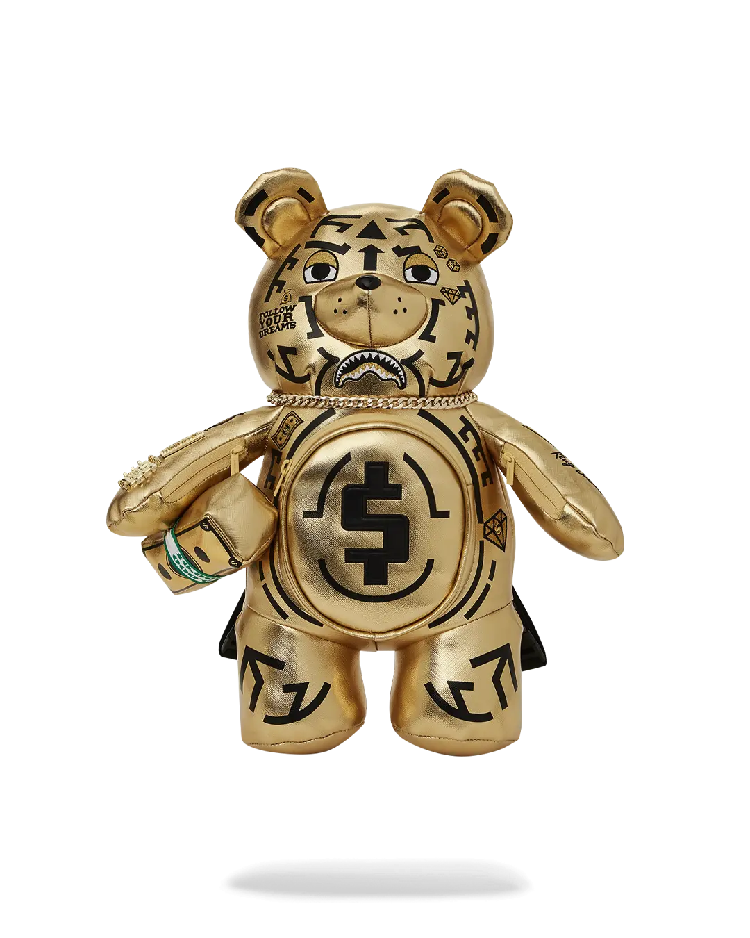 A.I.8 AFRICAN INTELLIGENCE PATH TO THE FUTURE II MEDIUM MONEYBEAR TEDDYBEAR BACKPACK