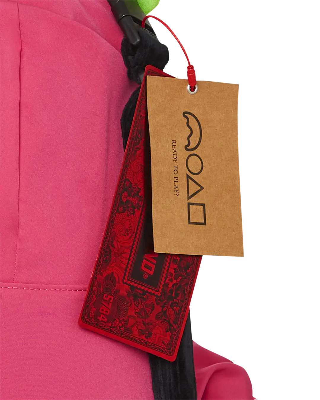 SQUID GAME COLLAB PINK SOLDIERS BEAR BACKPACK - Image 18
