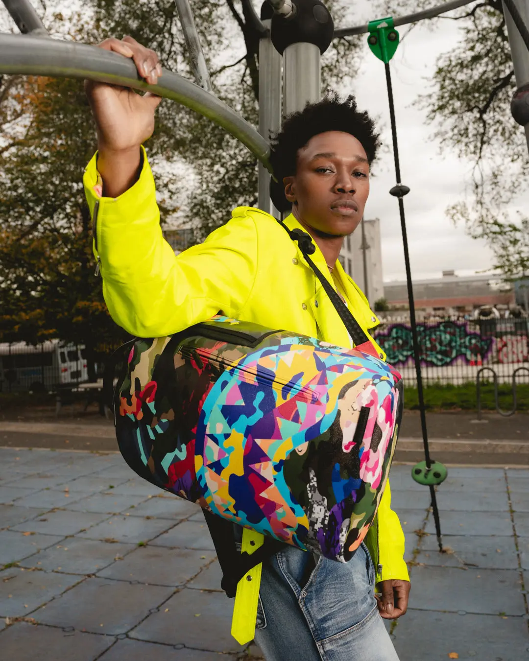 SLICED AND DICED CAMO BACKPACK - Image 2