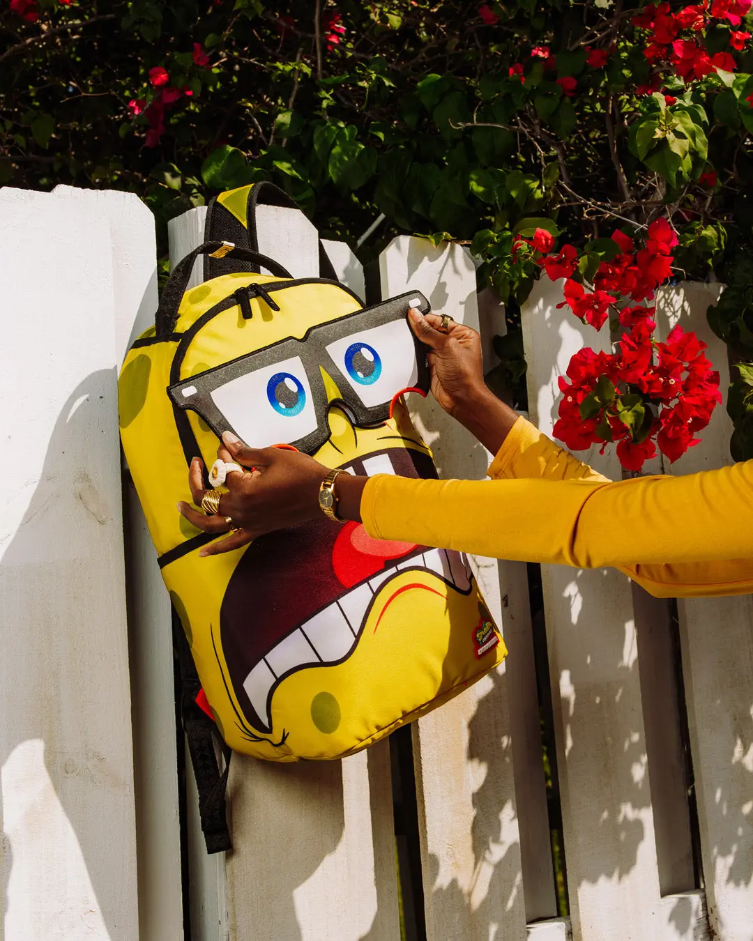 SPONGEBOB EYE POP REMOVABLE EYES BACKPACK - Image 4