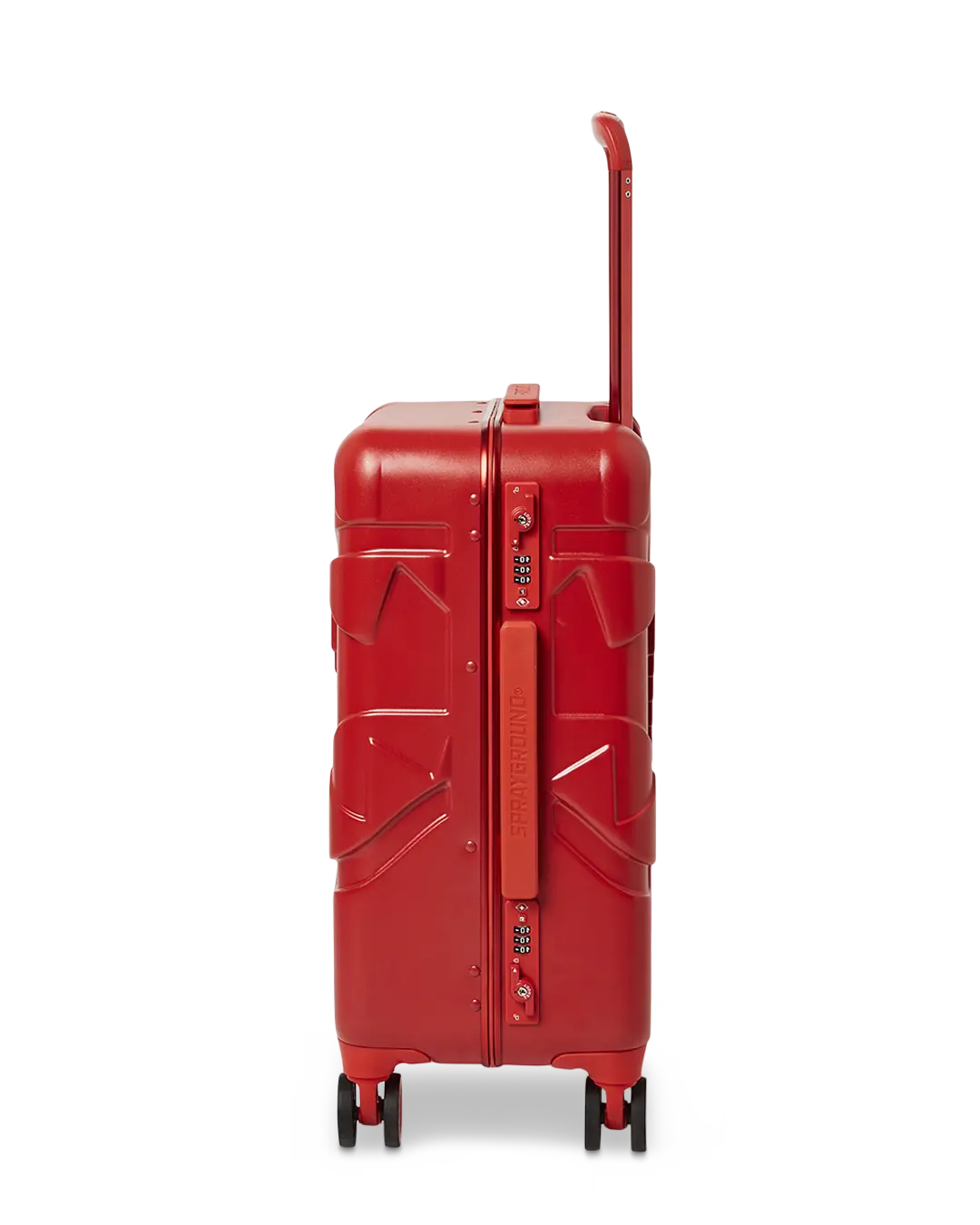 MOLDED SHARKITECTURE RED HARDSHELL CARRY-ON LUGGAGE - Image 5