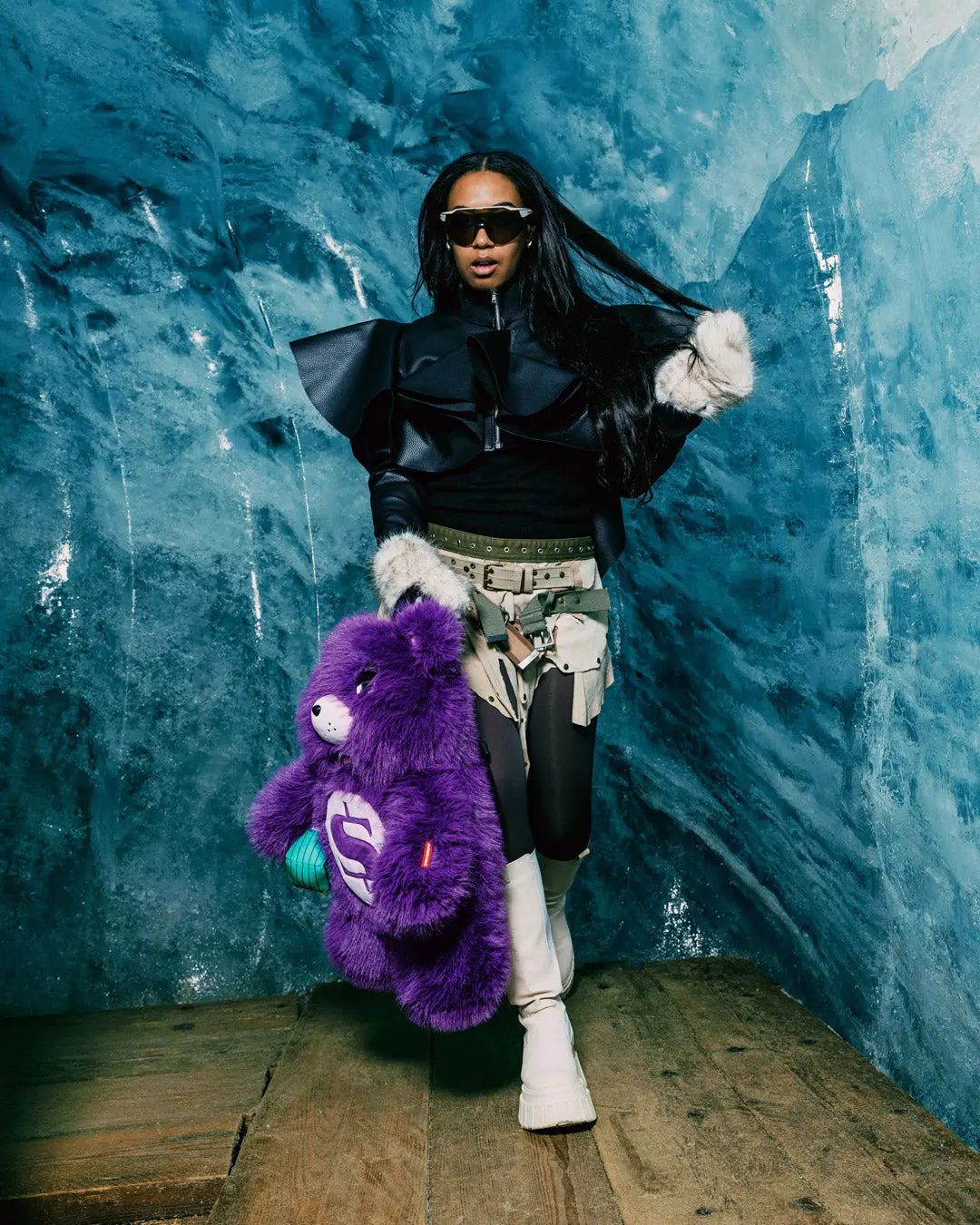 FURZILLA SHARK (PURP) MONEYBEAR BACKPACK - Image 6