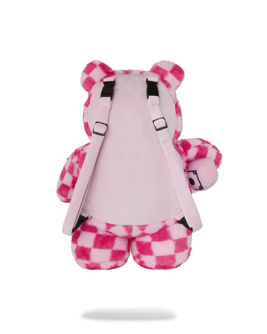 FURZILLA SHARK (PINK CHECK) MONEYBEAR BACKPACK - Image 7