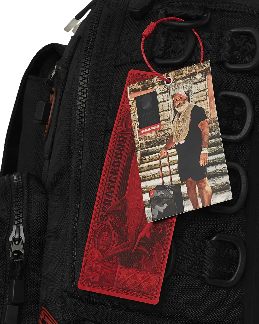 JAMES FIRST CLASS I GOT THESE STAMPS BACKPACK - Image 16