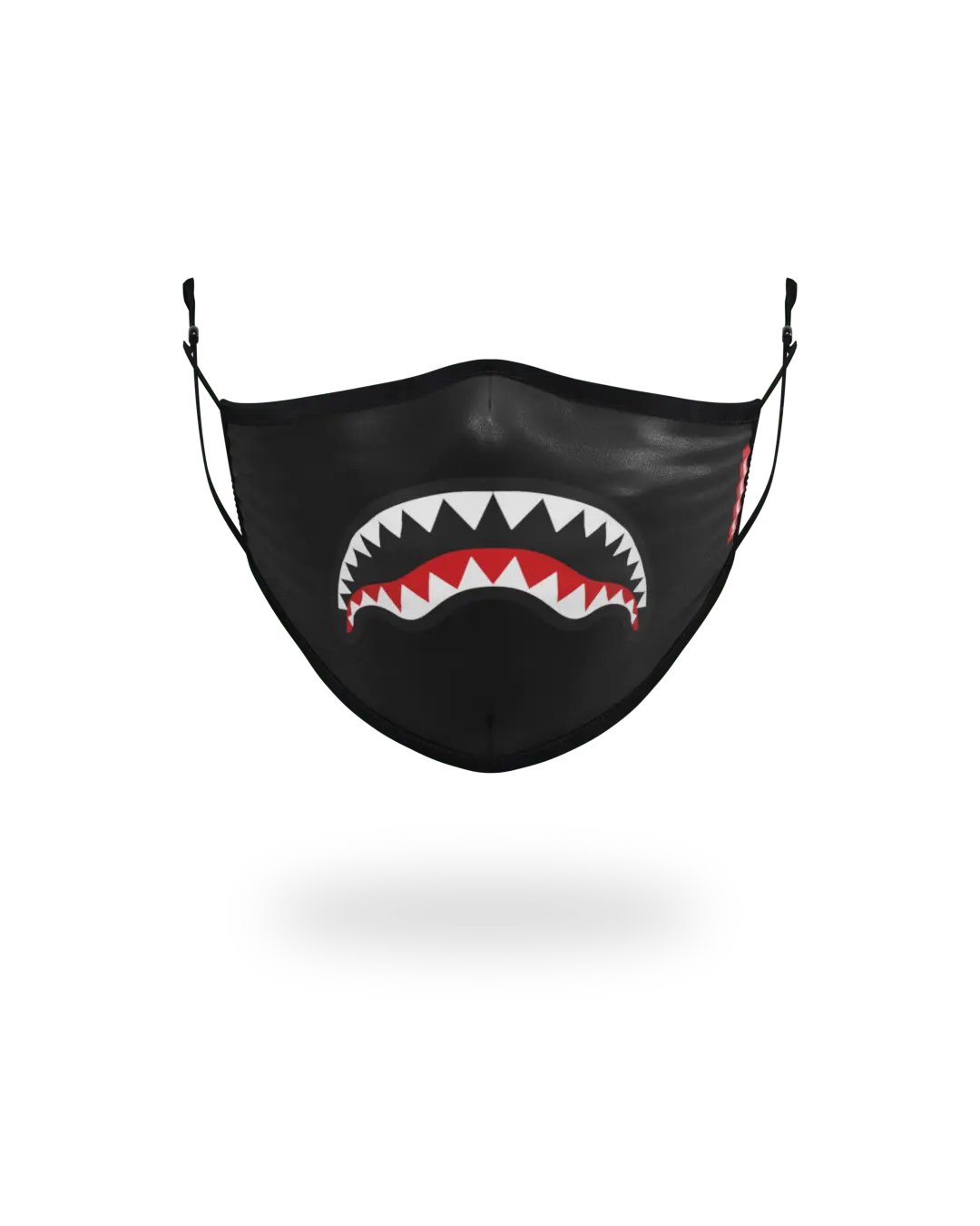 ADULT SHARK LOGO (BLACK) FORM-FITTING FACE MASK