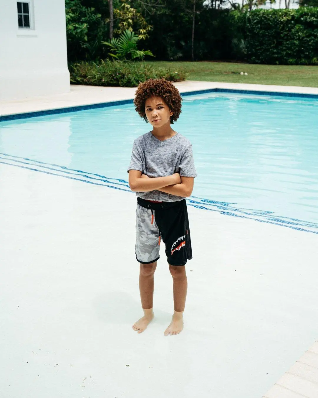 KIDS DAMAGE CONTROL SWIM TRUNKS - Image 4
